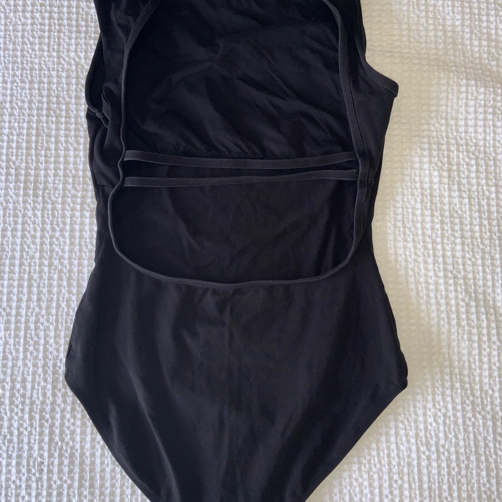 Natalie Black Adult Large Leotard